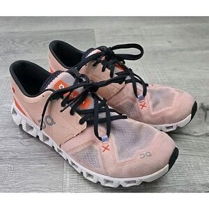 On Running Cloud X 3 Rose/Sand 60.98691 Sneakers Women Size 9.5